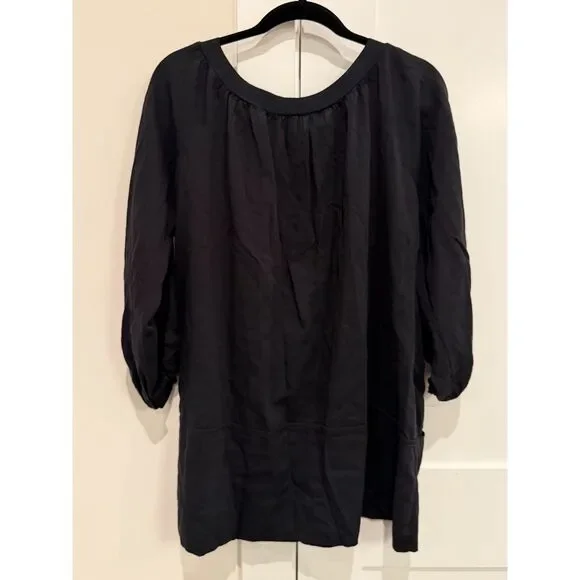 See By Chloe Vintage Black Billow Shirt Dress Sz 38 But Good For US 4-8 - Picture 6 of 15